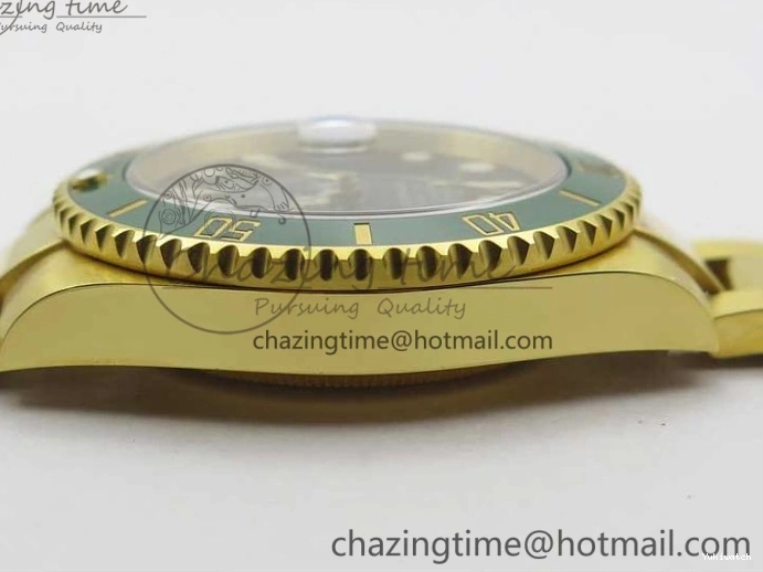 Wrapped YG 116610 Wrapped A2836 Edition ROF Submariner LV YG Green Bracelet on Best Dial 0422